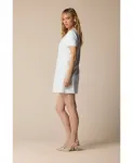 Элегантное короткое платье Kocca, белый - фото 4