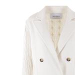 Макси Двубортный Жакет MaxMara, Белый - фото 4