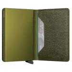Кошелек Secrid Slimwallet Crisple leather, зеленый - фото 4
