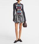 Шерстяной свитер-поло с узором Аргайл Ganni, Paloma - фото 2