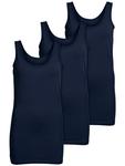Топ ONLY 3er Set New Long Tank, цвет blau (night sky) - фото