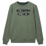 Толстовка North Sails Organic Fleece, зеленый - фото 3