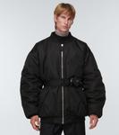 Бомбер из переработанного нейлона Prada, черный - фото 3