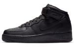 Кроссовки Nike Air Force 1 Mid Triple Black - фото
