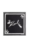 Шарф KARL LAGERFELD Scarf, Black - фото 3