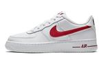 Кроссовки Nike Air Force 1 Low White Gym Red GS - фото