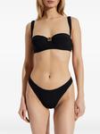 Бикини с логотипом Balmain, черный - фото 2