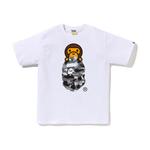 Футболка Bape Abc Milo On Ape Head A BATHING APE, камуфляж - фото 3