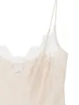 Шелковый топ на бретелях Carine Gilson, нейтральный - фото 3