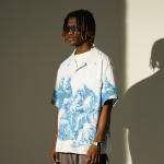 EMPTY REFERENCE Рубашка унисекс светло-голубая - фото 8