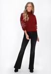 IZIA Свитер в винном красном - фото 4