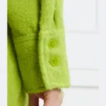 Куртка оверсайз с добавлением шерсти Samsøe Samsøe, зеленый - фото 4