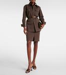 Люпита 95 мюли сетчатые Amina Muaddi, Mocha - фото 2