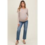 Беременная топ с длинным рукавом в рубчик Pinkblush - фото 2