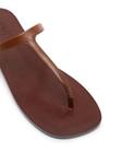 Marsèll кожаные шлепанцы, коричневый - фото 4