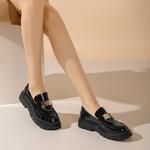 Лоферы женские с низким верхом Vedullar, черный - фото 11