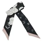 CHANEL Шелковый шарф Women's Black, Black - фото 4