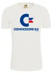 Футболка Logoshirt "Commodore" с игровым принтом, белый - фото