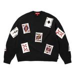 Свитер Supreme FW25 Beaded Cards, черный - фото