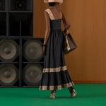 Платье без рукавов женское черное Gucci - фото 3