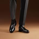 Челси ботинки мужские черные THOM WILLS, [Коробка] Черные E971-1 - фото 7