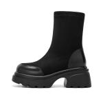 Ботинки на щиколотку 6,5 см женские ST&SAT, хаки - фото 3