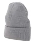 Вязаная шапка в рубчик Sun68, серый - фото 3