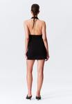 Платье Weekday HALTER MINI DRESS, Black - фото 3