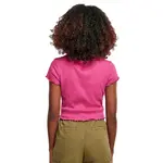 Футболка Urban Classics Cropped Button, розовый - фото 2