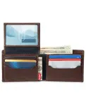 Мужской кошелек Bill Divider и Ornament Passcase Levi'S, коричневый - фото 4
