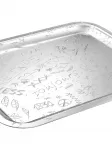 Прямоугольный поднос Graffiti (36 x 28 см) Christofle, серебристый - фото 3