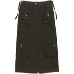 Карго-юбка Acne Studios, темно серый - фото