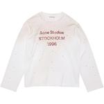 Stud Detailing Jersey Acne Studios, белый - фото