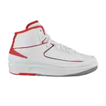 Кроссовки Air Jordan 2 Retro BG 'White Varsity', белый - фото