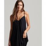 Платье Superdry Vintage Long Beach Cami, черный - фото 4