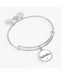Браслет крестной матери Alex And Ani, silver - фото