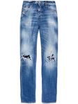 Dsquared2 прямые джинсы Cool Guy с эффектом потертости, синий - фото