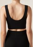 Майка CALZEDONIA Sports Top SEAMLESS, черный - фото 4