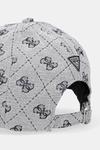 Кепка с козырьком JACQUARD Guess, серый - фото 3