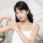 VANA Серебряно-белый браслет Alloy Bangles - фото 8