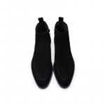 Короткие Челси Ботинки Мужские Черные PARDASAUL, Черные Утепленные Обувь с Флисовой Подкладкой - фото 10