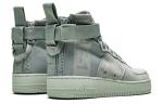 Кроссовки Nike Air Force 1 Skateboard Shoes Women's High-Top Rusty Gray - фото 2