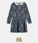 Платье с принтом Либерти Tartine et Chocolat, Marine - фото 2