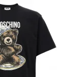 Футболка с принтом Teddy Moschino, черный - фото 3