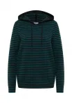 Толстовка с капюшоном gestreifter Cecil, Grün - фото 4