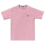 Футболка BAPE Ape Head One Point Pocket Tee, Pink - фото