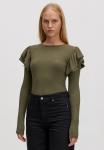 Топ EDITED Long sleeved top, Grün/Green - фото