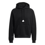 Толстовка Men's adidas Solid Color Logo Hooded Loose Long Sleeves Black, черный - фото