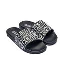 Тапочки Versace Jeans Couture, черный / белый - фото 2