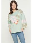 Блузка usha BLUE LABEL, мятный - фото 3